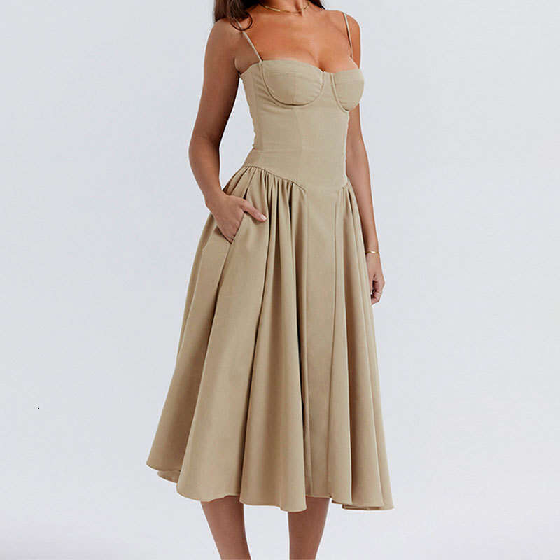 Women Clothes Dress Women S French Elegant Style Dopamine Dress With Camisole For Women KQ