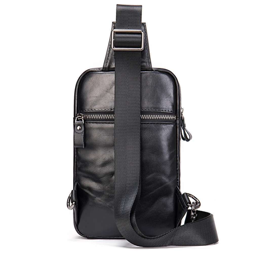 Designer Bag 2025 Leather Men's Crossbody Superior Sense Outdoor Top Layer Cowhide Shoulder Chest Bag Luxury Bag
