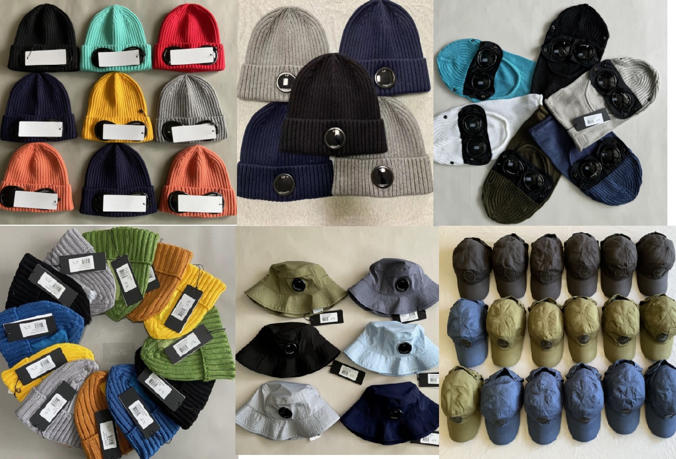 Remove Two Glasses Goggles Beanies Men Knitted Bucket Hats Outdoor Casual Hip Hop Women Unisex One Lens Glasses Skull Baseball Cap Black Grey Bonnet Gorros