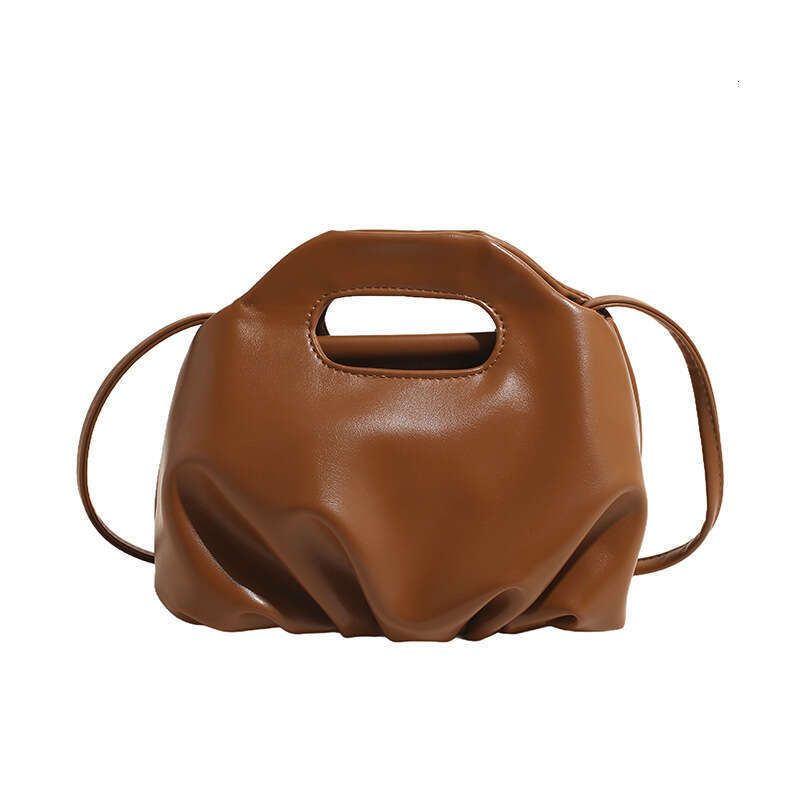 Korean trendy internet celebrity pleated cloud for women in summer 2025, new personalized and simple single shoulder crossbody bag