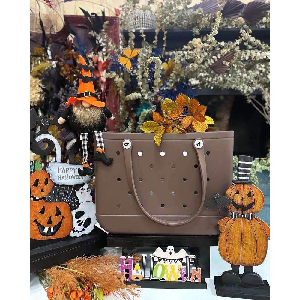 Fashion Beach Bag Rubber Waterproof Basket Large Capacity Summer Storage Shoulder Handbag Travel Women Tote Shopping Bags