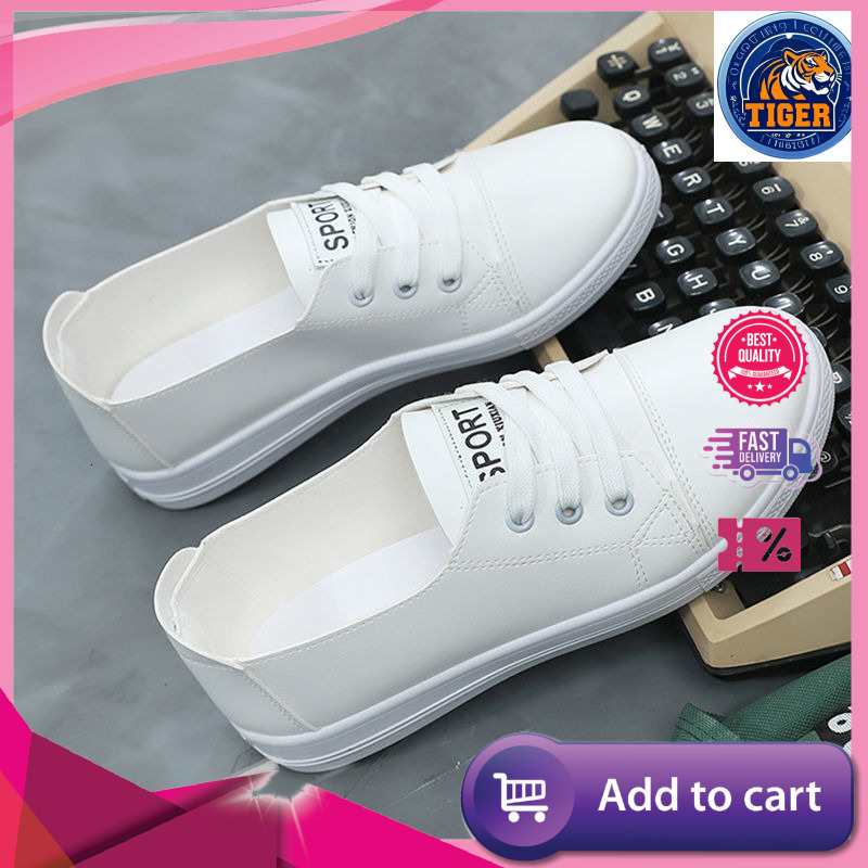 Ddmytiger New White Women S Korean Edition Comfortable And Versatile Lightweight Soft Soled Single Casual Anti Slip Flat Bottom Shoes Outdoor Shoes