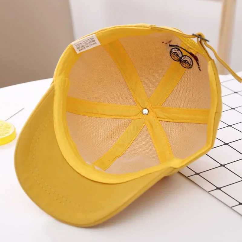 Girls Boy Adjustable Hat Childrens Kid Baseball Cap Sunscreen Baby Hat Hip Hop M Letter Embroidered Kids Caps 1-6-8-12-15 Years R250512