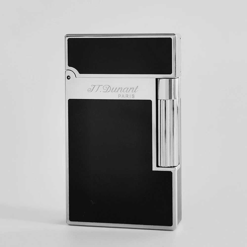 JT Dunant Lighters Natural Lacquer Line 2 Gas Metal Ping Sound Memorial Man Gift Handmade D Brand Limited Edition Y250513