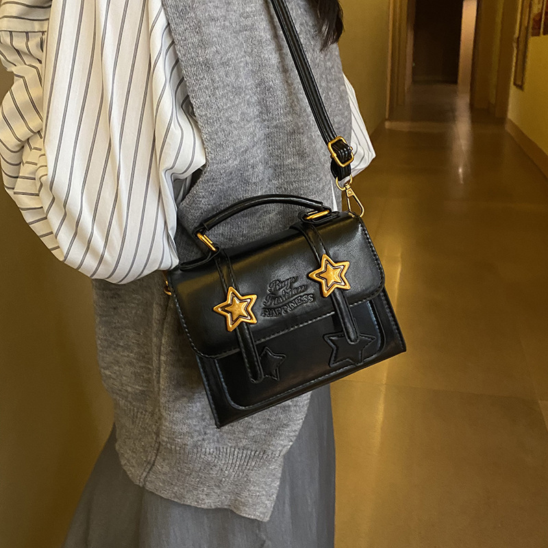 Forest style for women 2025 fashion trend crossbody versatile handheld small square bag