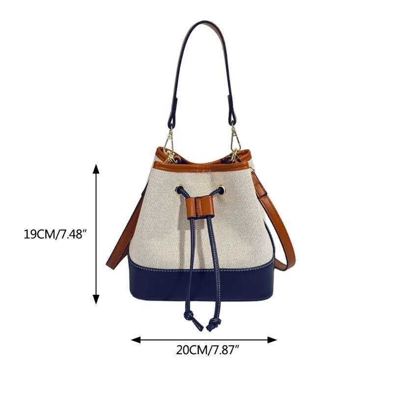 Women Bucket Bag with Ample Space Adjustable Strap Handbag Great Casual or For Perfect for Shopping Travel & Work