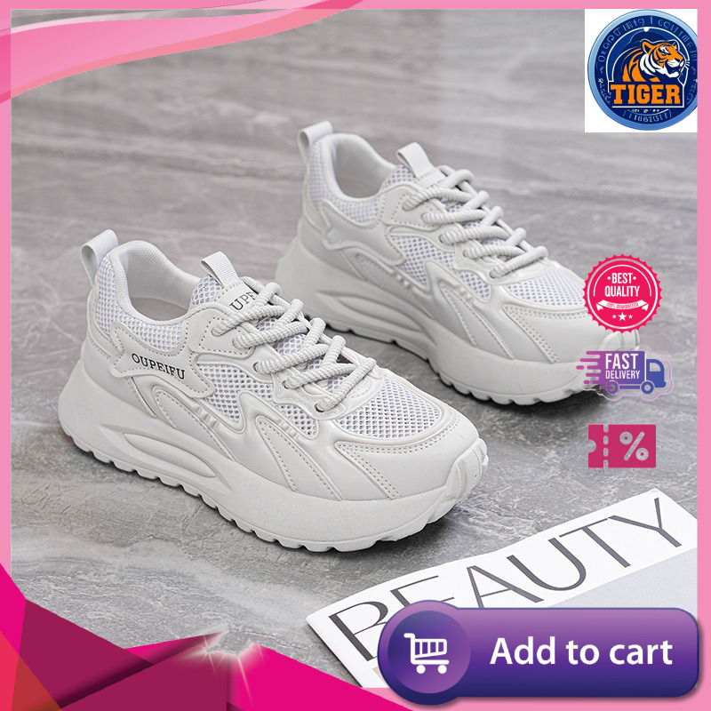 Ddmytiger Sports Shoes For Women Breathable Running Lightweight Non Slip Mesh Summer Dad Spring And Autumn Fashion Outdoor Shoes