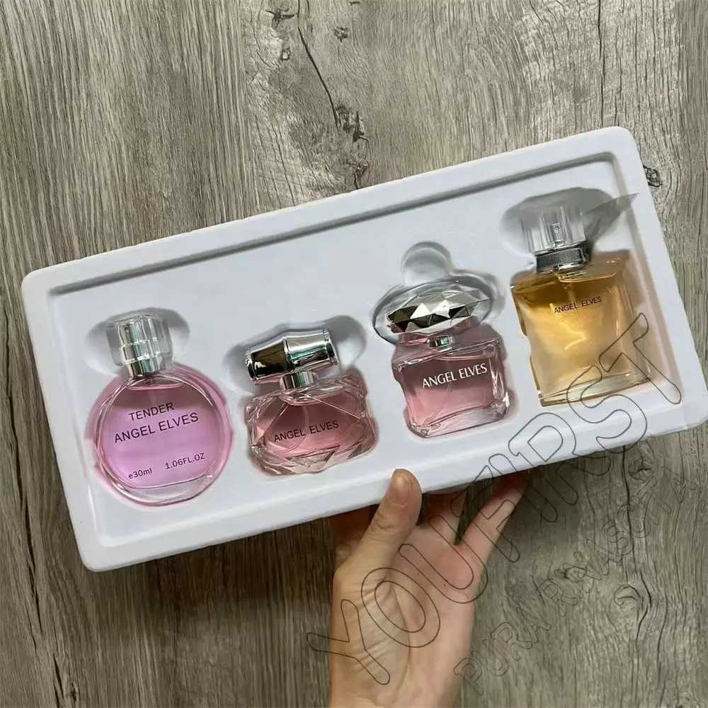 Gift Box 4Pcs Set Perfume Women 120ml Night Club Perfumes For Women Lasting Fragrance Perfume Femme Floral Fruity Scent Spray W250513