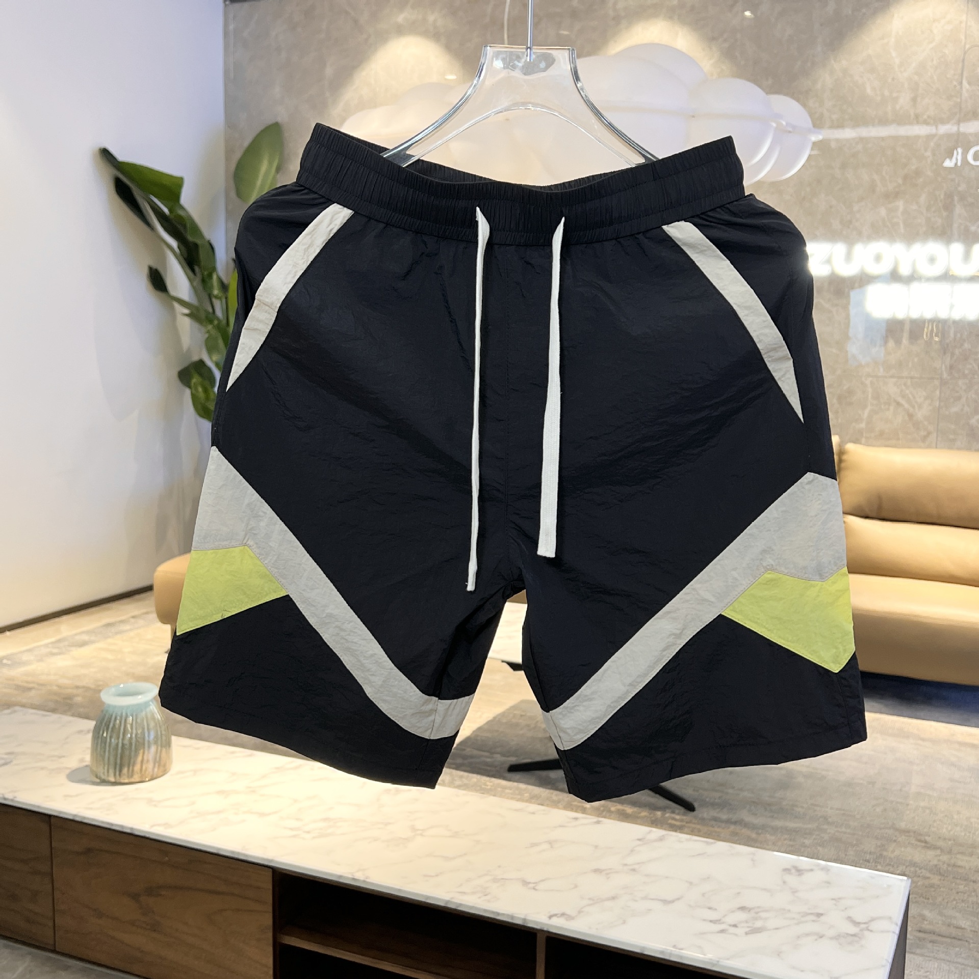 The 2025 Summer New Patterned And Striped Loose And Breathable Shorts And Pants Are The Same As The Popular Ones Versatile And Quick-drying