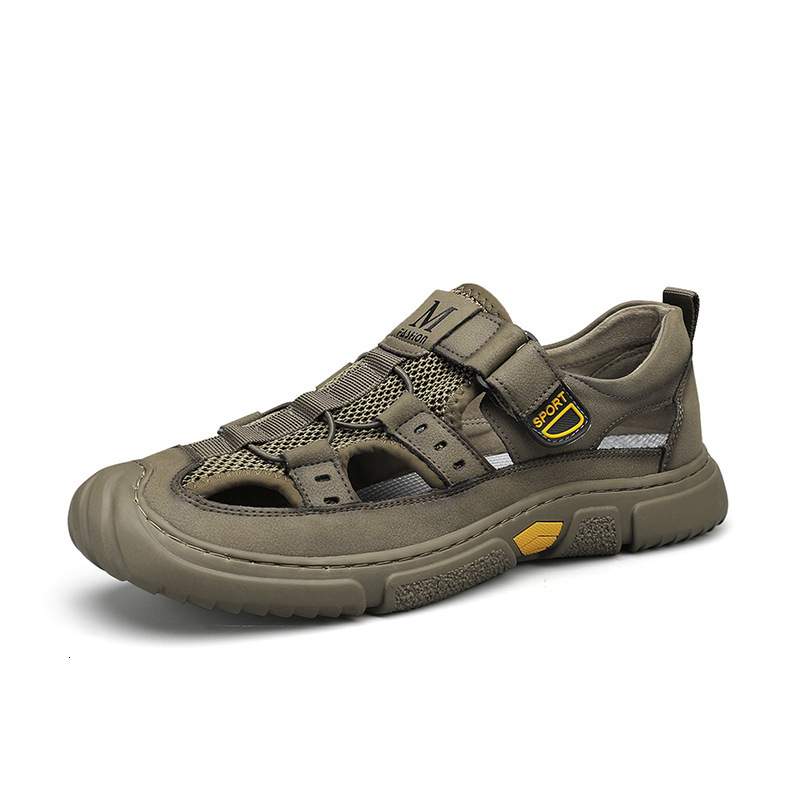 Sandals Men In Summer New Beach Shoes For Outdoor Activities Hollowed Out Casual Shoes Casual Toe Caps Water Wading Shoes Sports Sandals Ddmysaturn