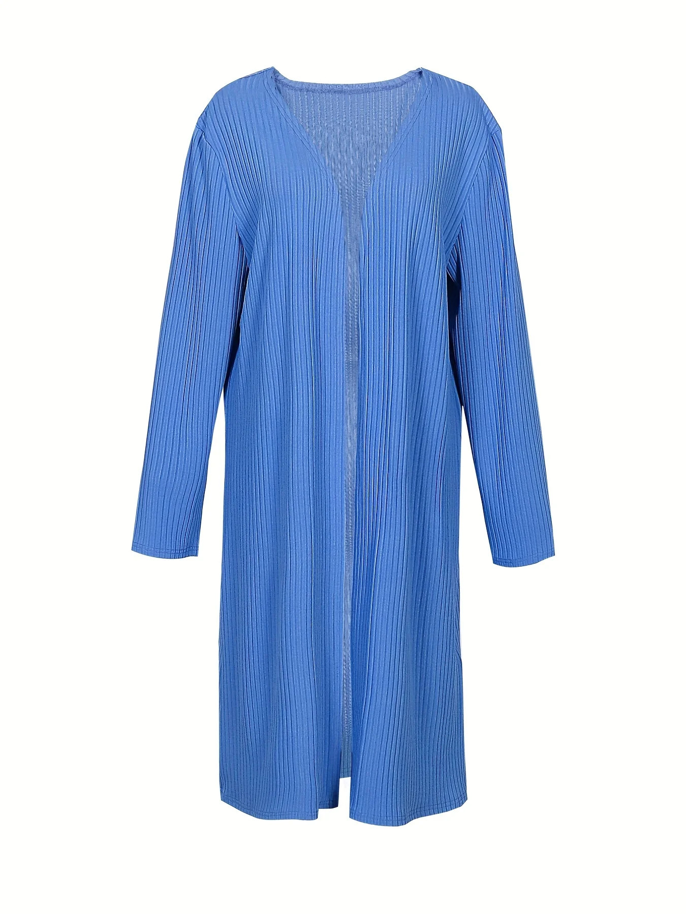 Plus Size Womens Stretch 2025 Plain 2piece Set Ribbed Casual Long Solid Color Lace Up Home 250506
