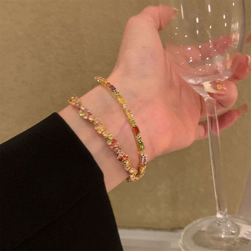 elegant hightwist beaded bracelets featuring vibrant colors zircon stones