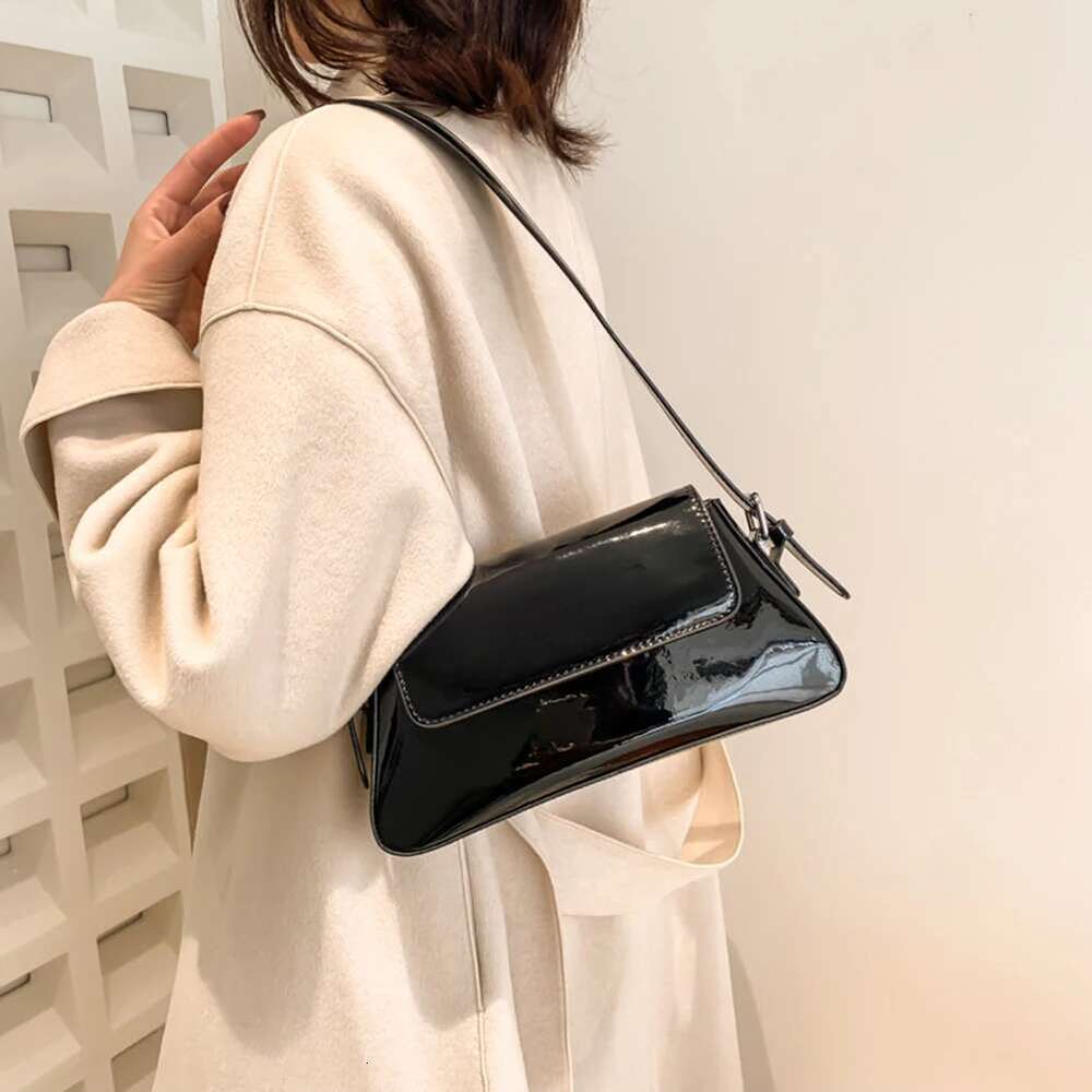 Designer Handbags For Women Laser Armpit Brand Shoulder Sier Chic Female Top Handle Shopper Tote Bag Purse