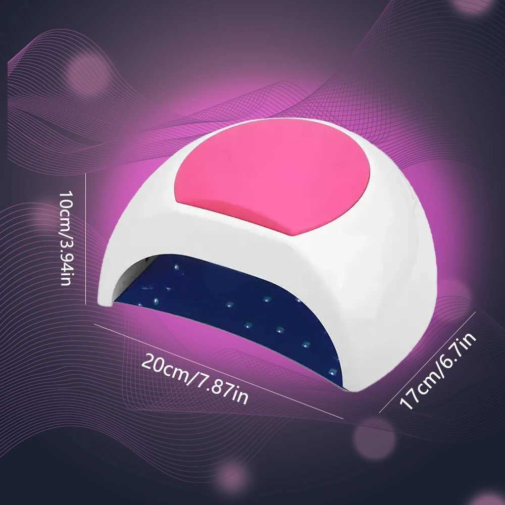 YIKOOLIN Sun2C UV Nail Lamp 48W Gel Polish Dryer Pedicure Light Manicure Lamp Nail Art Gel Dryer Machine Nail LED Lamp Not Black W250513