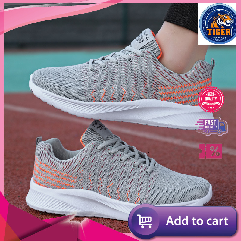 Ddmytiger Mesh Breathable Sports Soft Lightweight Running Men S Thick Sole Comfortable Casual Travel Shoes Outdoor Shoes