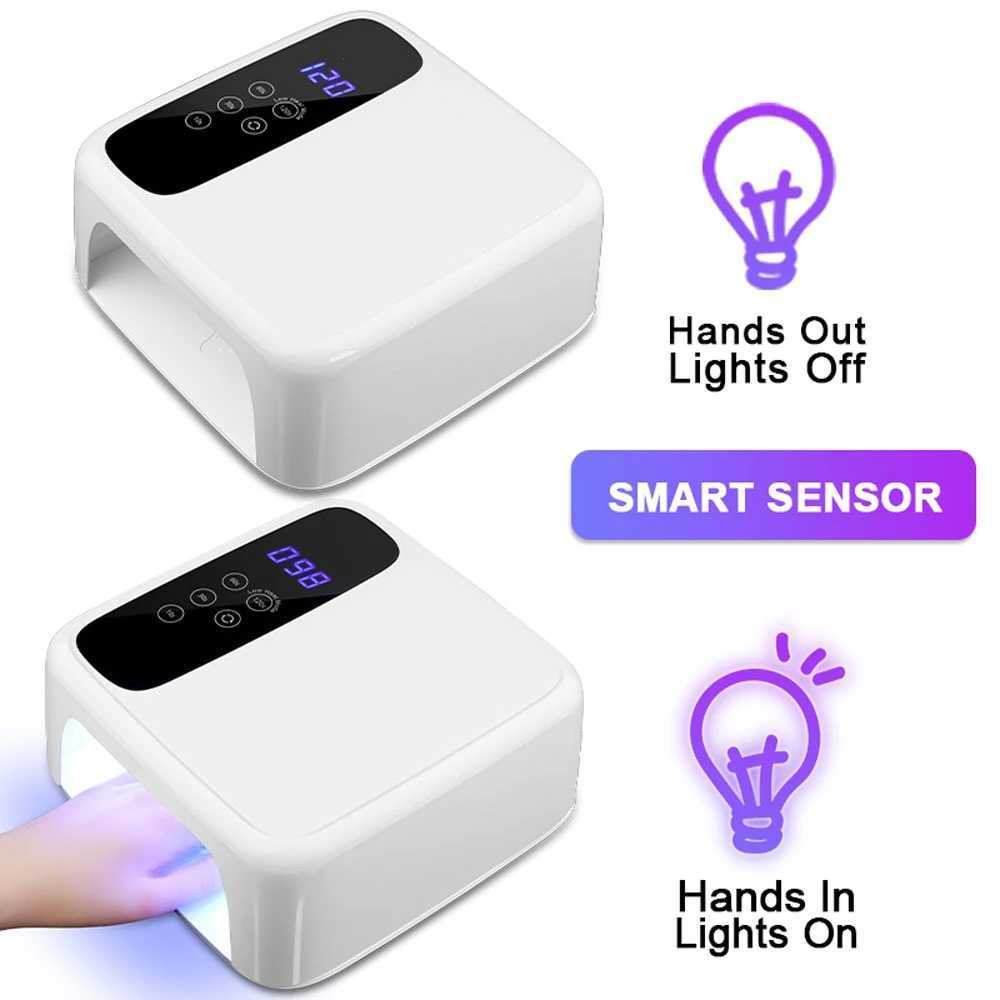Professional UV 36LED Nail Art Lamp Dryer HD Display Smart Nail Drying Lamp Can Quickly Dry All Gel Nail Polish Manicure Tools W250513