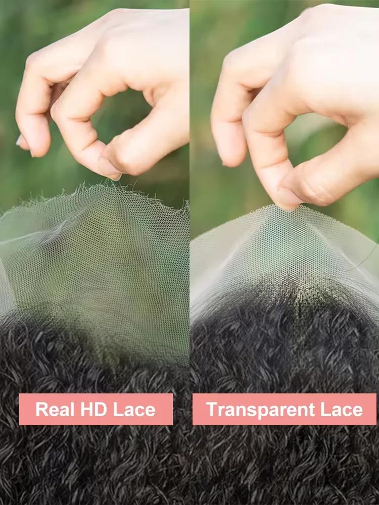 200 Density 40 42 Inch Straight 13x6 HD Lace Frontal Human Hair Wigs Brazilian Transparent 13x4 Lace Front Wig For Women Synthetic Front wigs