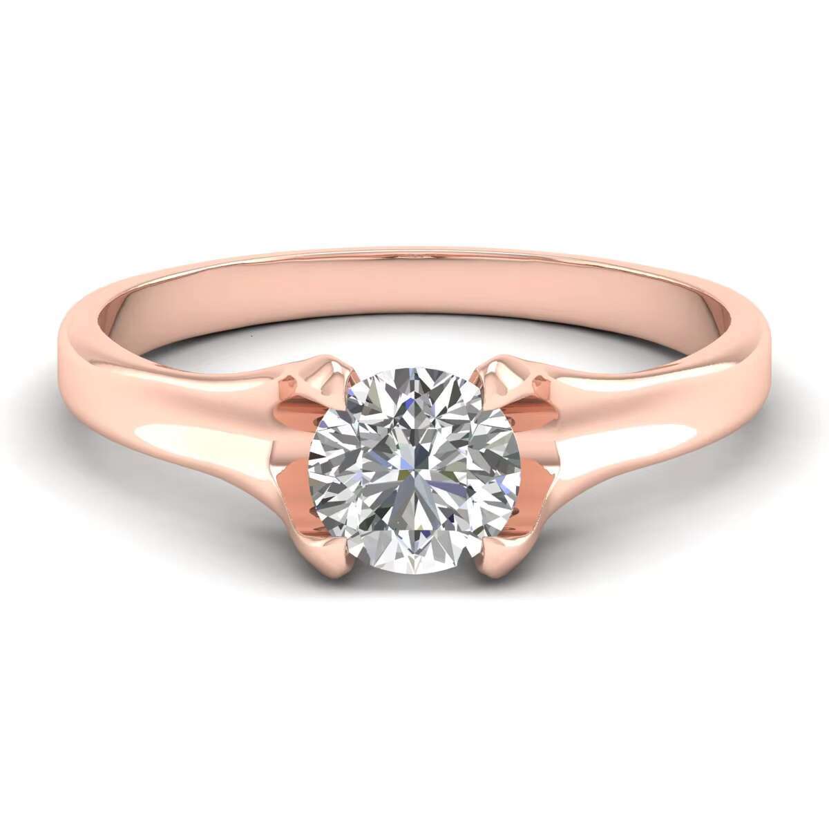 REYES 925 Sterling Silver Round Cut 1 Ct GRA Certified Moissanite Fine Jewelry for Women Best Selling Engagement Gift Rings