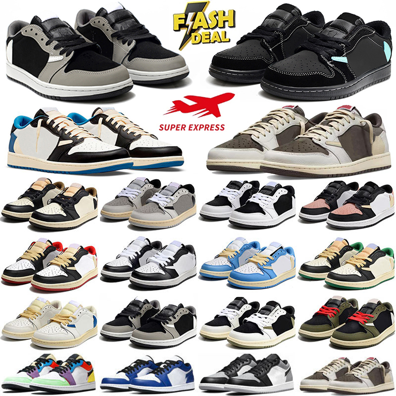 Designer Low Basketball Shoes Sneakers Fashion Black White Shadow 2.0 University Blue UNC Bred Toe Light Smoky Grey Mens Women trainers Outdoor Eur 36-47