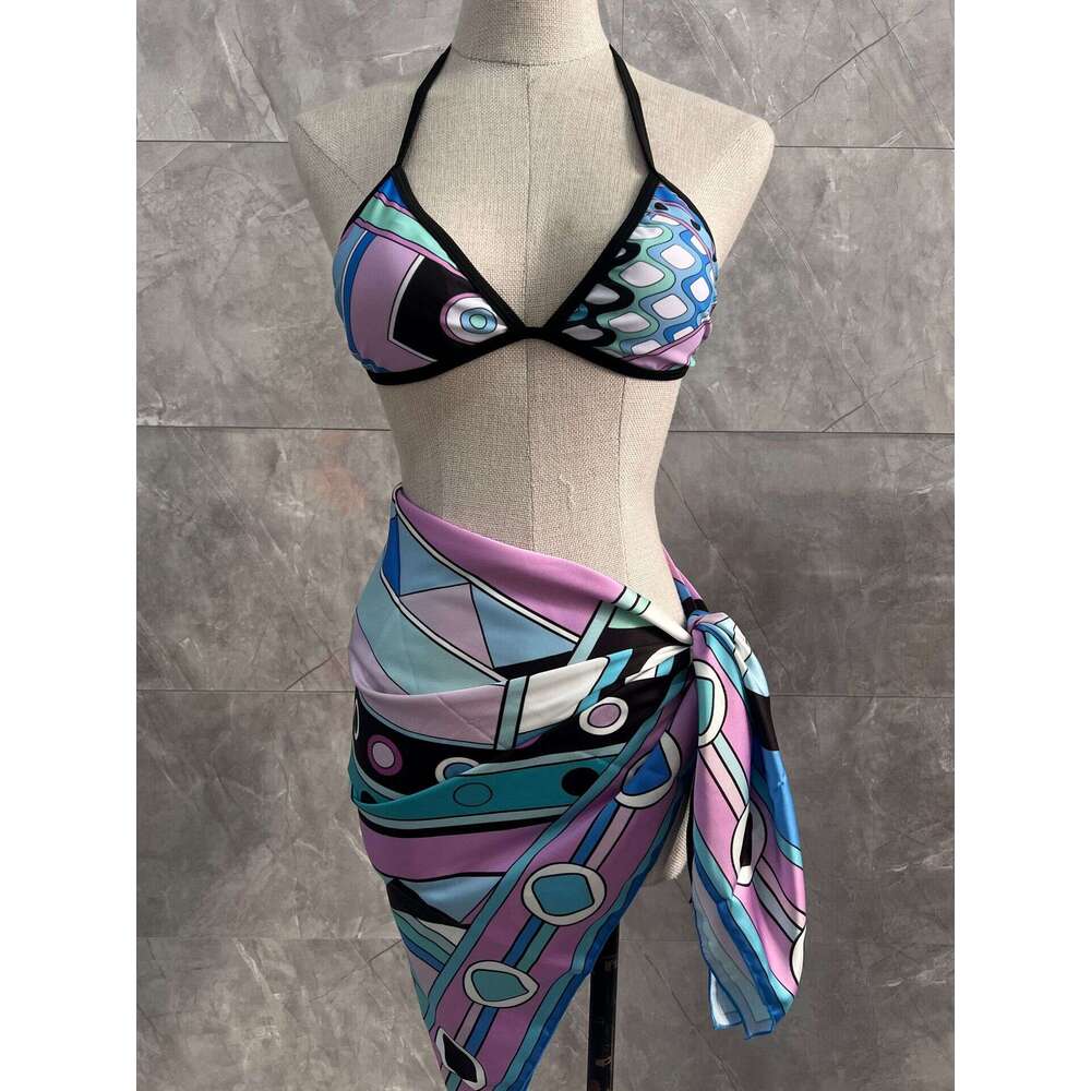 Pucci Bathing Suit Women's Swimwear Vintage One Piece Swimsuit Designer Bathing Suit Beach Dress New One-Piece Split Sexy Swimsuit Bikini Women S