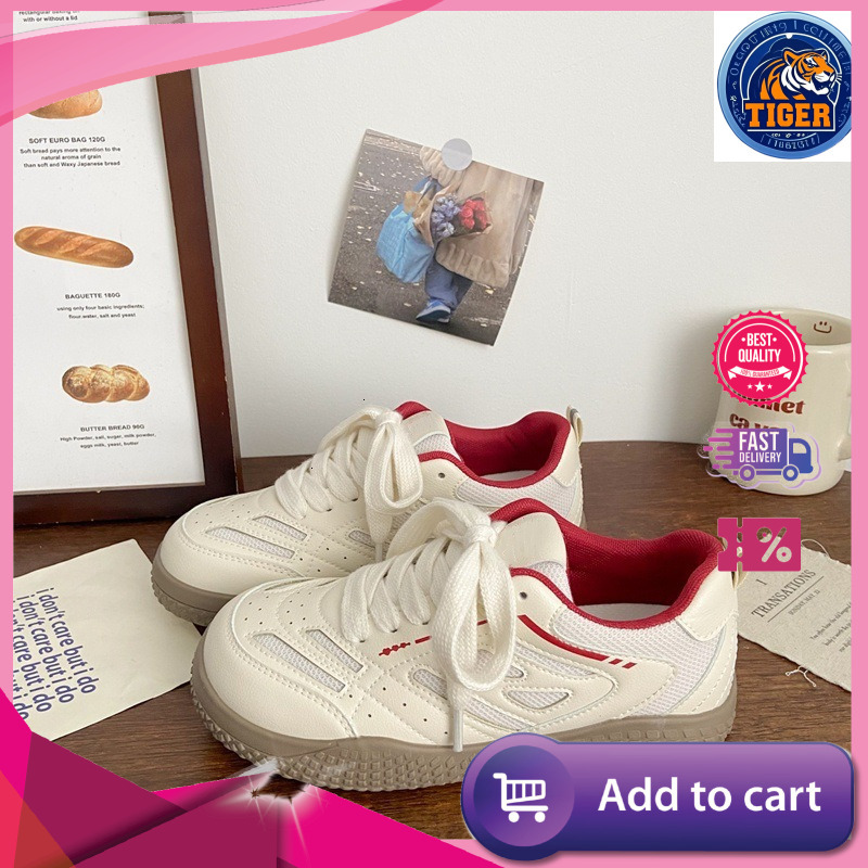 Ddmytiger Little White Women Spring And Autumn New Thick Soled Casual Sports For Students Versatile Breathable Board Shoes Outdoor Shoes