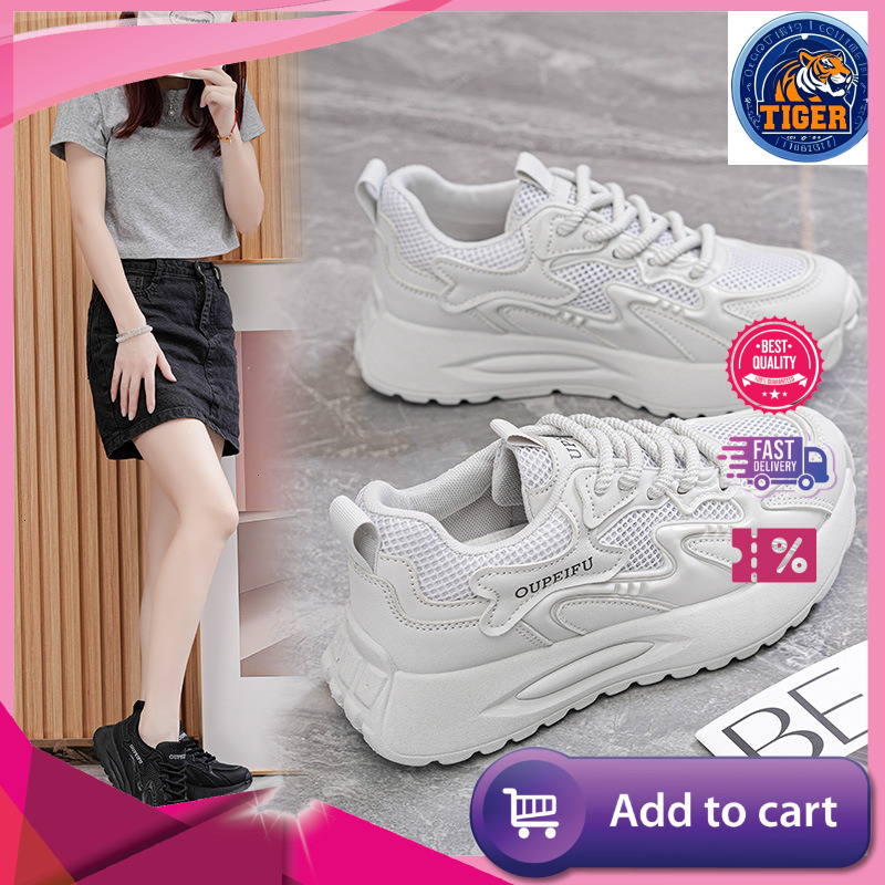 Ddmytiger Sports Shoes For Women Breathable Running Lightweight Non Slip Mesh Summer Dad Spring And Autumn Fashion Outdoor Shoes