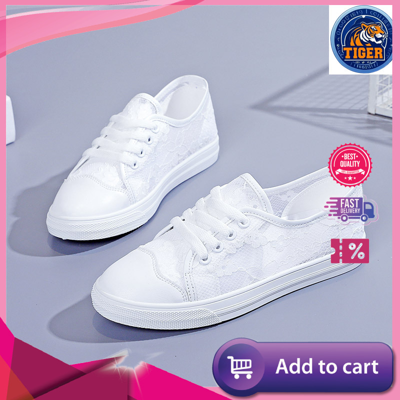 Ddmytiger Spring And Summer New Breathable White Women S Versatile Mesh Ins Trendy Thin Casual Board Shoes Outdoor Shoes