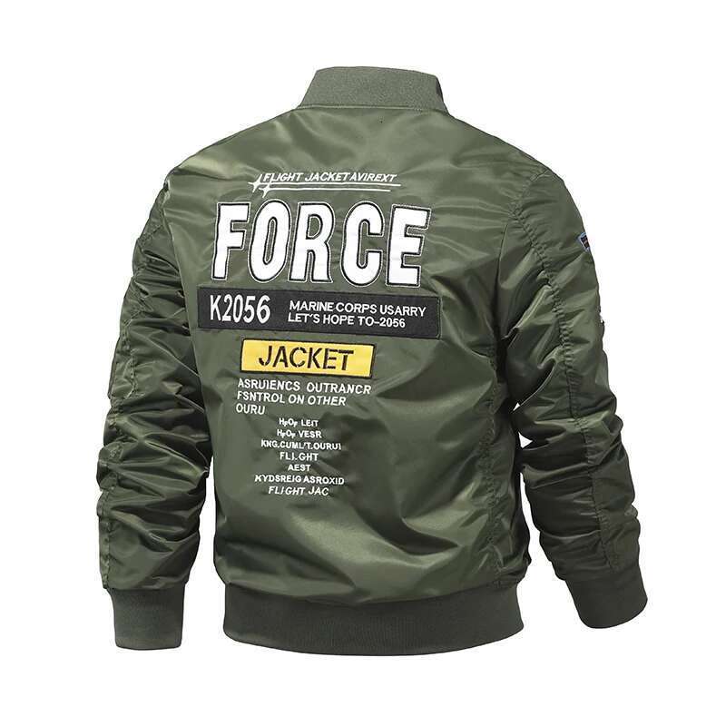 MA-1 American overalls pilot autumn and winter thickened Baseball uniform Trendy coat Men's military fan jacket Men