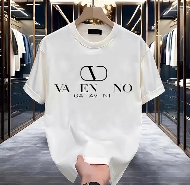 vltn Shirt Luxury Designer Mens T shirts Cotton Mens TShirt Short Sleeve Tee shirts Men Casual Woman Male Tshirts Summer Crew Neck Tops Tee 2 pieces888