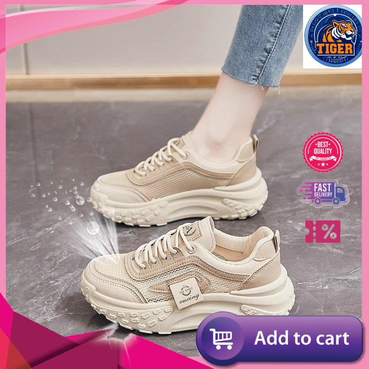 Ddmytiger Step On Poop Feeling Hollow Women S Sports New Summer Thick Soft Sole Breathable Mesh Versatile Casual Shoes Outdoor Shoes