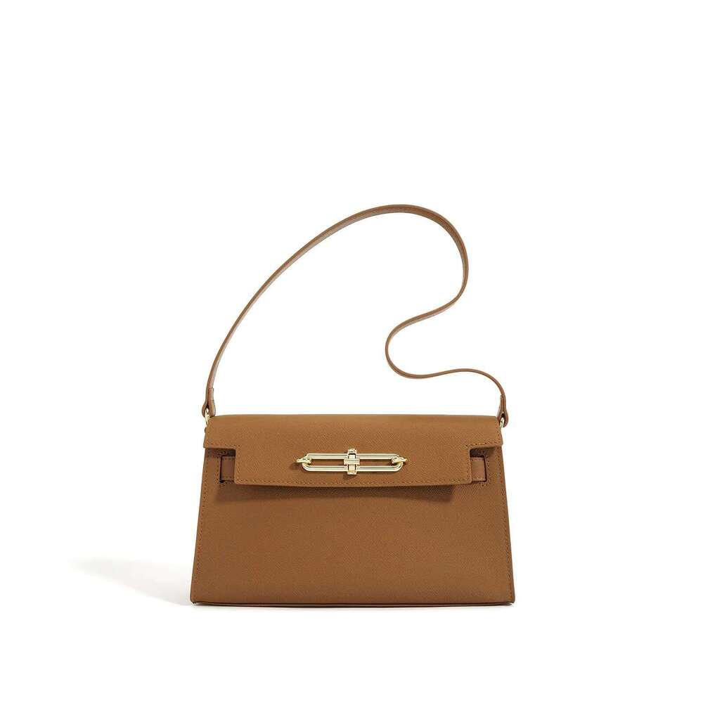 Split Leather Crossbody 2024 Versatile Classic Ladies Handbag Stylish Fashion One Shoulder Cross Body Bag
