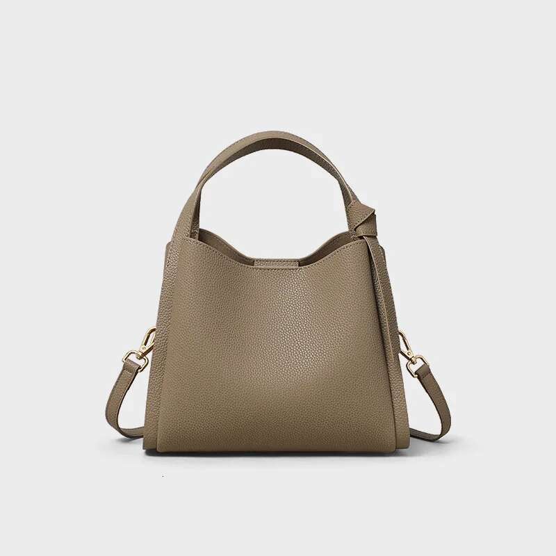 2024 Versatile Bucket Shoulder Designer PU Leather Messenger Crossbody Bags Ladies Casual Satchel Handbags For Women