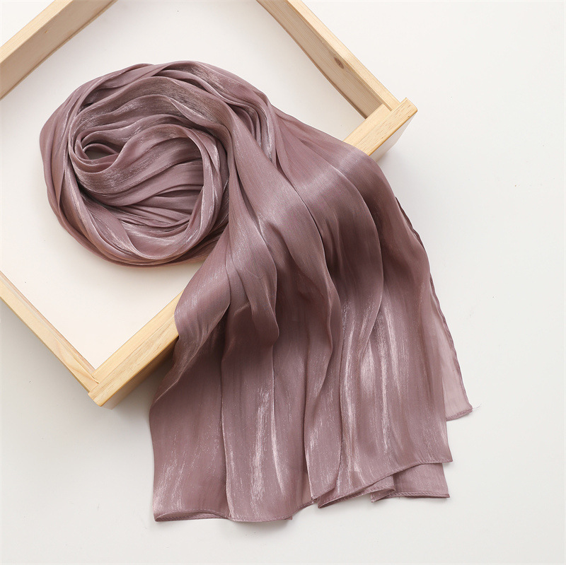 K708 New style small fresh and soft spring, summer, autumn and winter solid color Japanese and Korean scarf sun protection warm shawl cotton linen sca