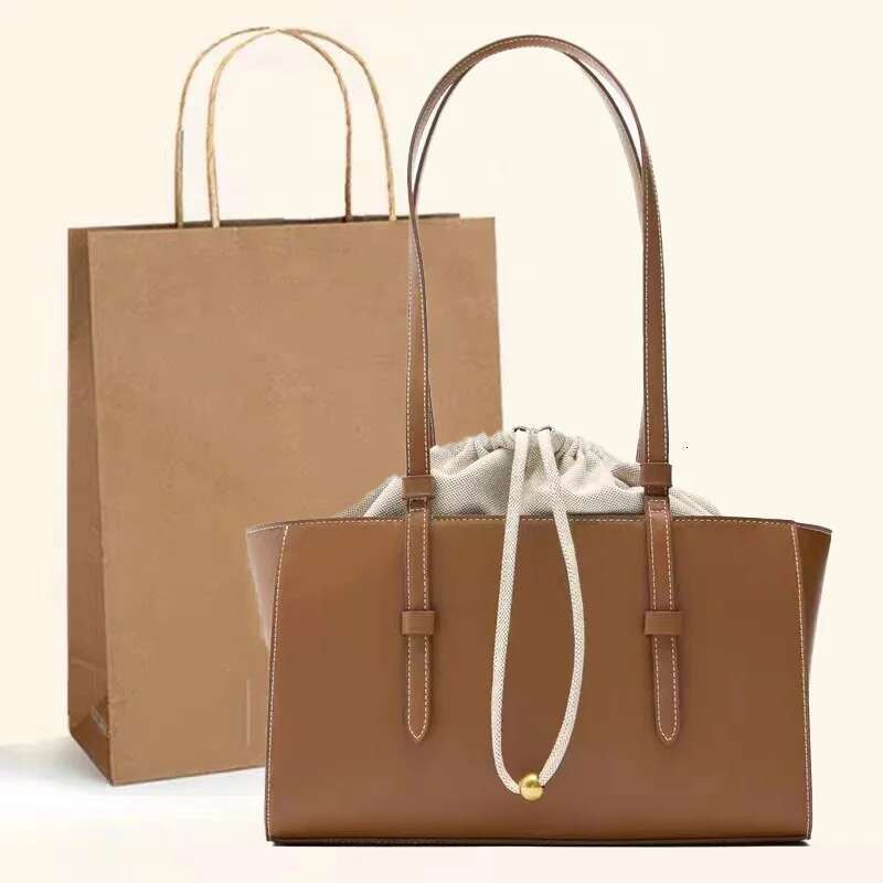 New Fashionable High-quality Shoulder Wild Drawers Bouquet Mouth Handbag Multifunctional Soft Leather Messenger Bag
