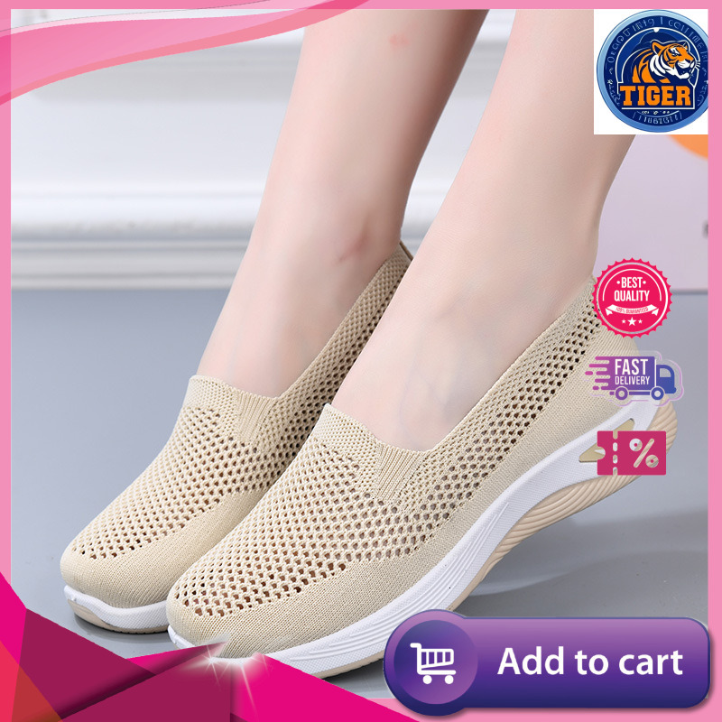 Ddmytiger Women S Spring New Mom Shoes One Step Stepping Summer Hollow Out Leisure Breathable Single For Outdoor Shoes