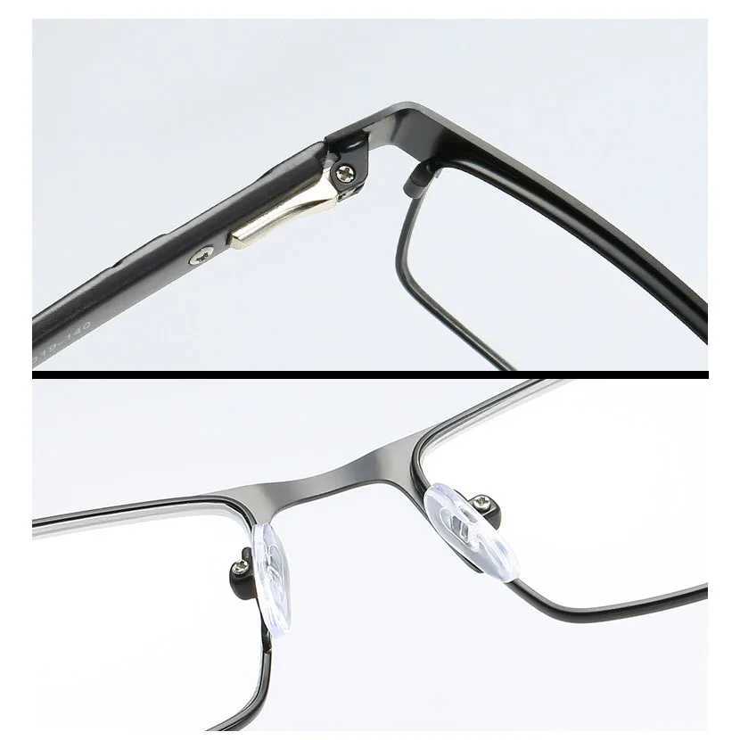 High Quality Titanium Alloy Reading Glasses for Men with Number Womens 12 Layer Coated Folding Eyeglasses Book (BlackGun) W250513