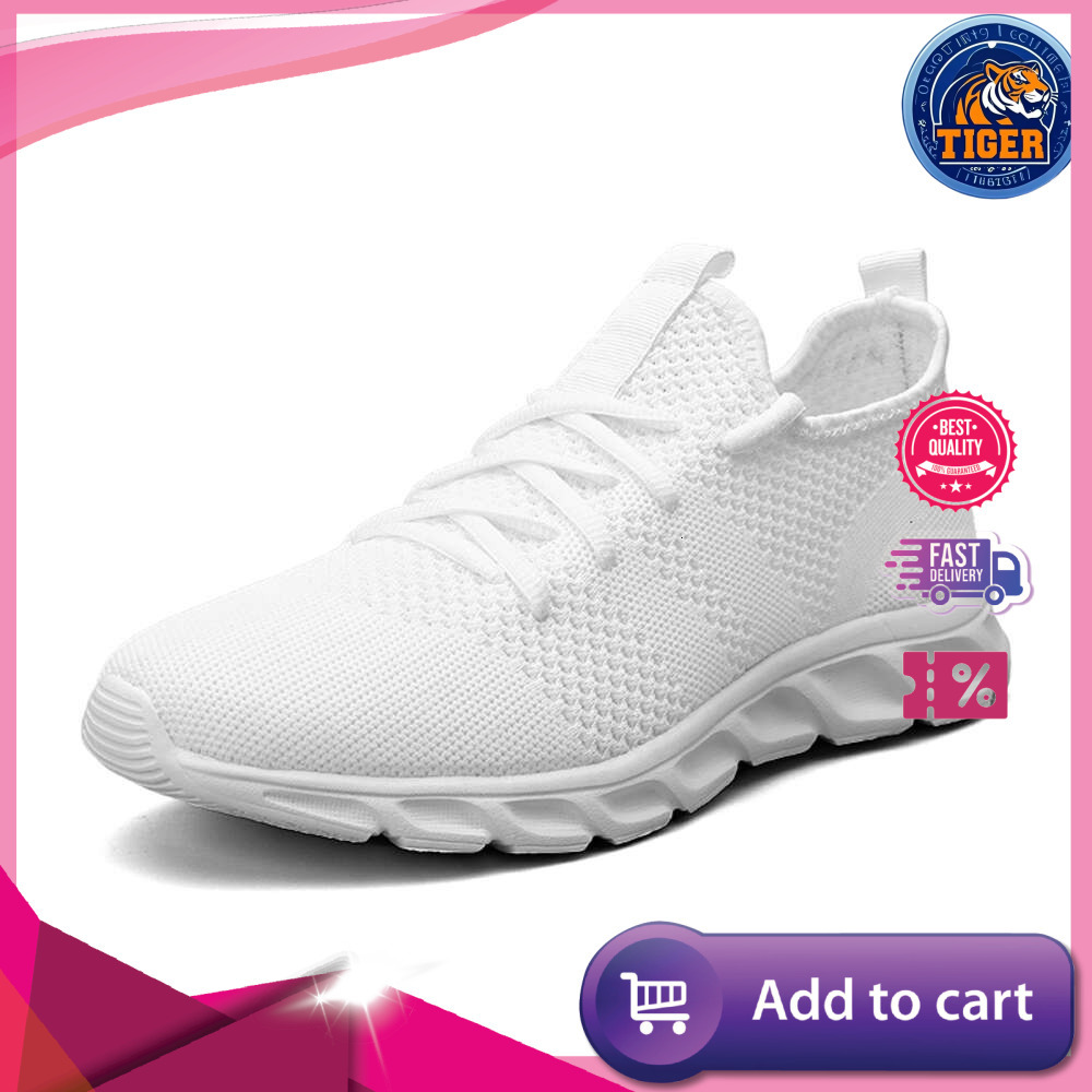 Ddmytiger Casual Designer Men Sport Light White Outdoor Breathable Mesh Running Athletic Jogging Tennis Shoes Outdoor Shoes