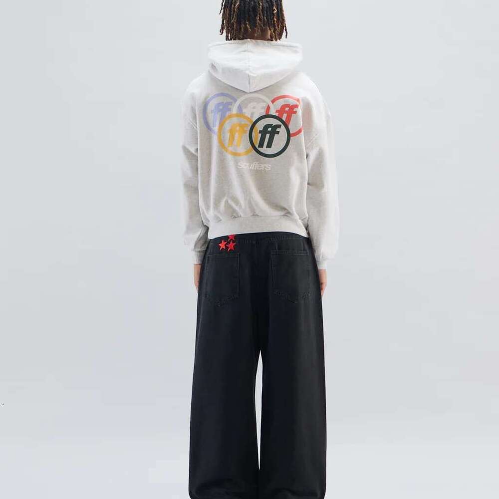 High Street American Letter Hoodie Unisex Trendy Brand Loose Daily Casual Coat gift for man