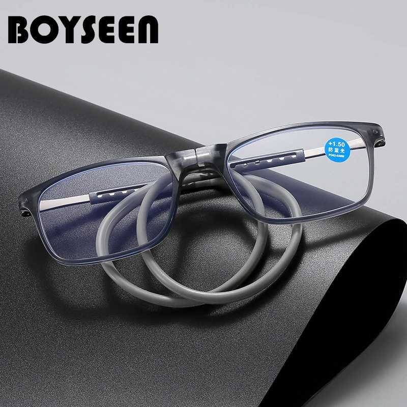 Portable Magnetic Reading Glasses for Men Reading Glasses with Magnet Hang on Neck Presbyopic Glasses Women W250513