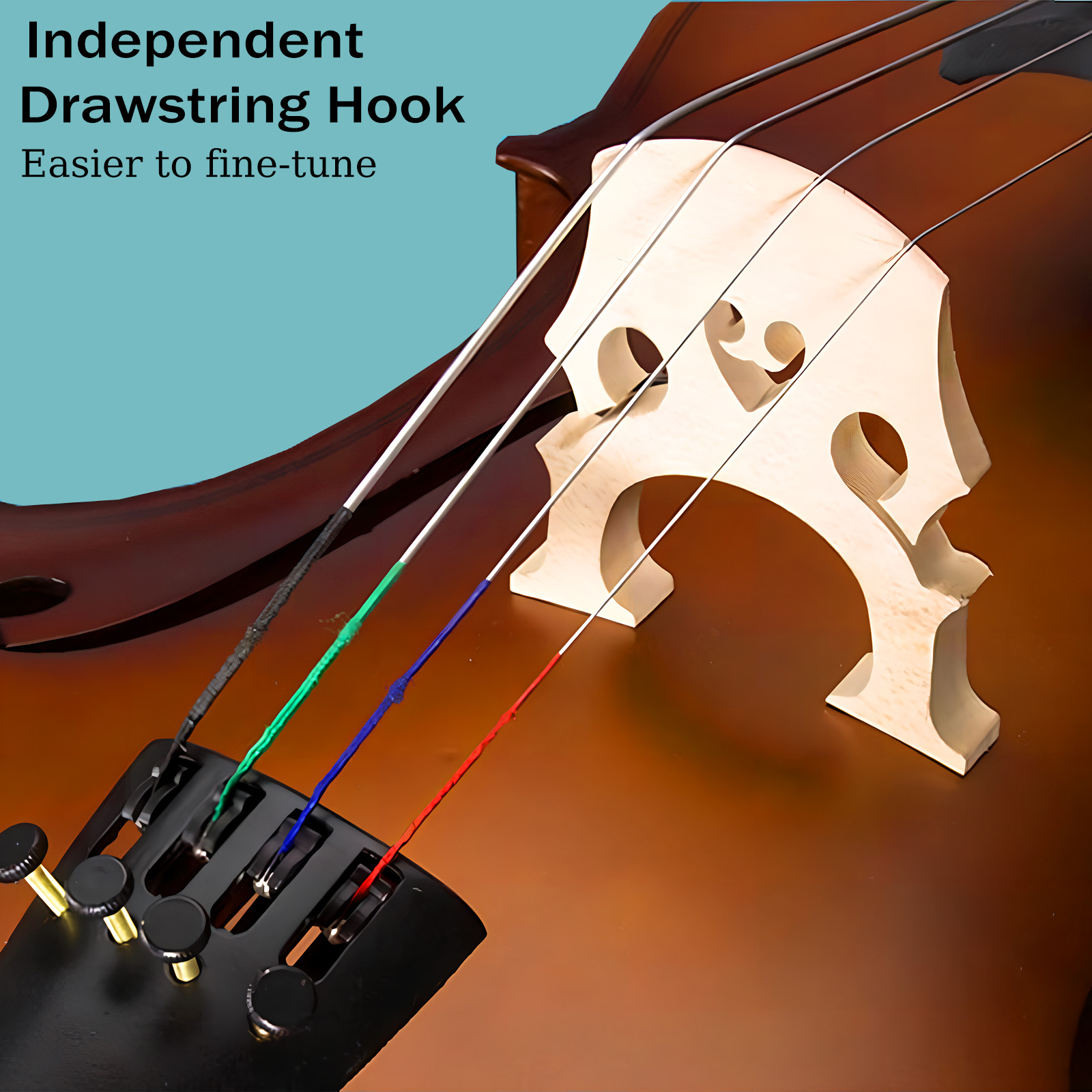 Delicate Entry-Level Cello Made from Premium Natural Wood - Perfect Tone Quality
