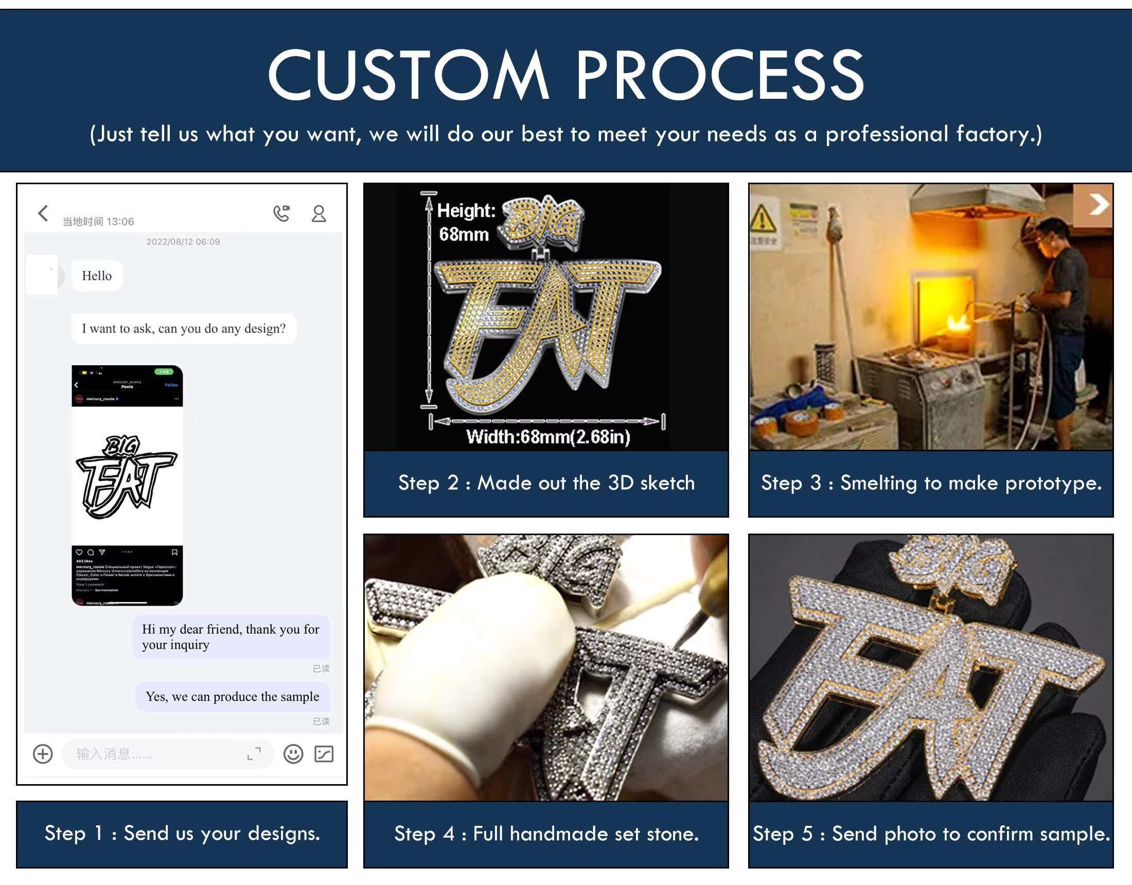 J011 China Jewelry Wholesale 925 Sterling Silver Custom Men Hiphop Iced Out VVS Diamond Moissanite Hip Hop Stud Earrings