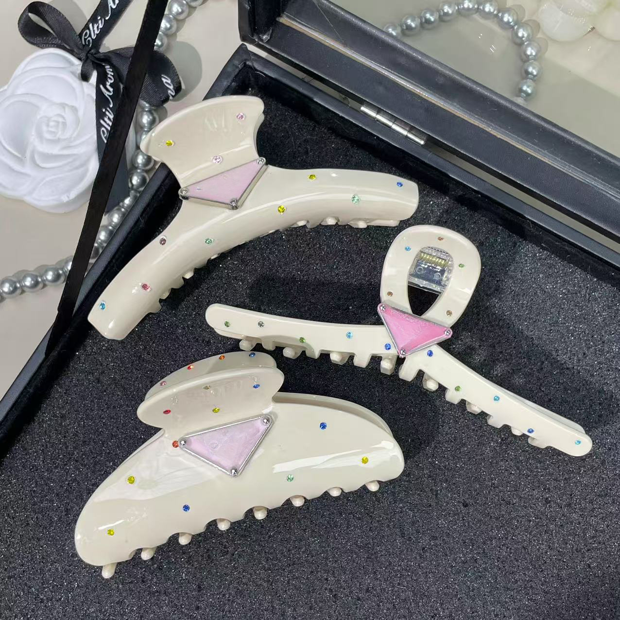 Colored Dia Clip Designer Woman Claws Barrettes Lady Clips Girls Hair Accessories Free shipping