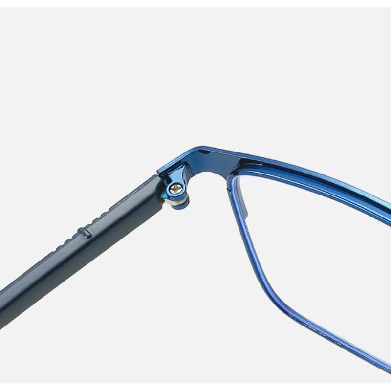 Myopia Glasses Men Ultralight Rectangle Anti Blue Light Computer Glasses Classic Metal Frame Nearsighted Eyeglasses 0 To -600 W250513
