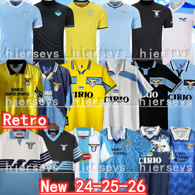 24/25 Lazio soccer Jerseys ROVELLA 50TH 125TH maglie 2025 football shirts ImmobileIMMOBILE BASTOS SERGEJ BADELJ LUCAS J.CORREA ACERBI Retro 89 90 91 92 99 00 01 man kids