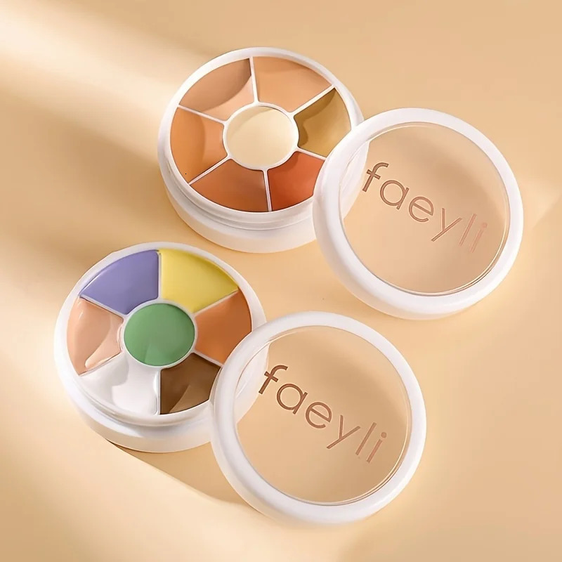 Multifunction Concealer Palette Matte Contour Concealer With Brush Covering For Dark Circles Concealer Cream Makeup Cosmetics 250512
