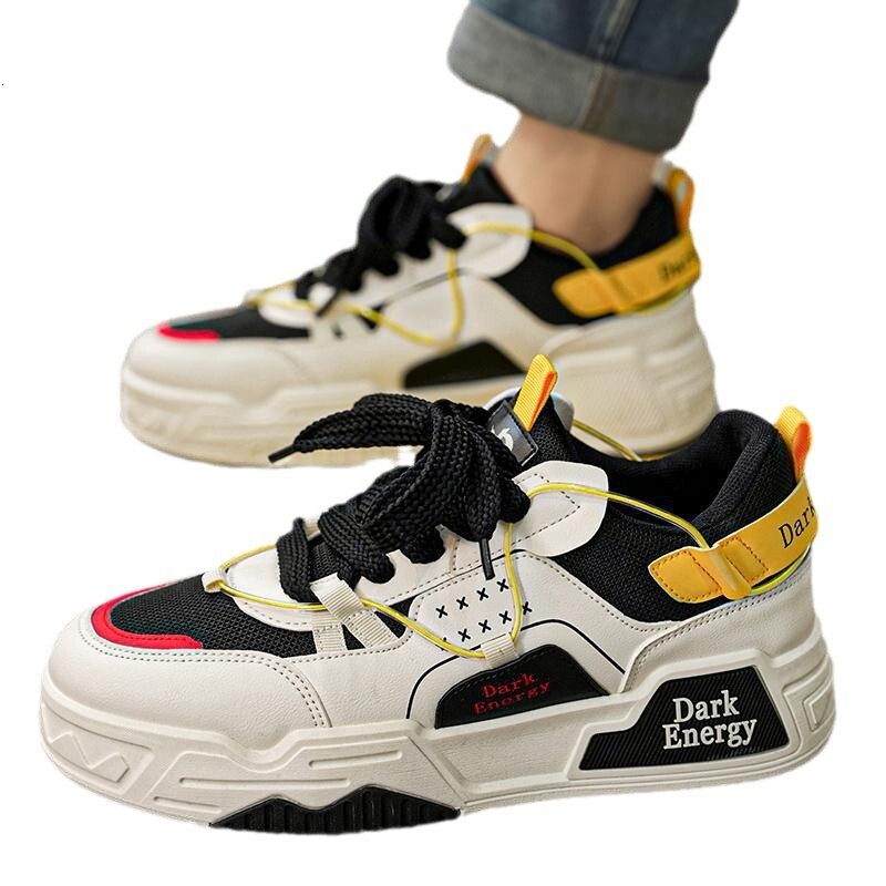Designer Men's shoes winter breathable 2025 new niche design board shoes men's height increasing casual versatile explosive sports trendy sh