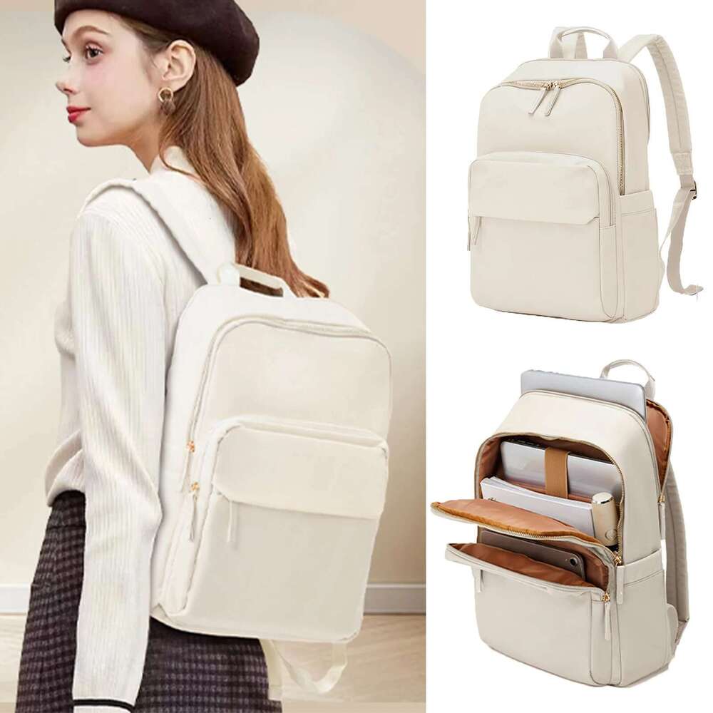 Designer Bag 2025 Laptop For Women 15.6 Inch Computer Cute Travel Purse Waterproof Work Business Teacher Bags Carry On Backpack Luxury Bag