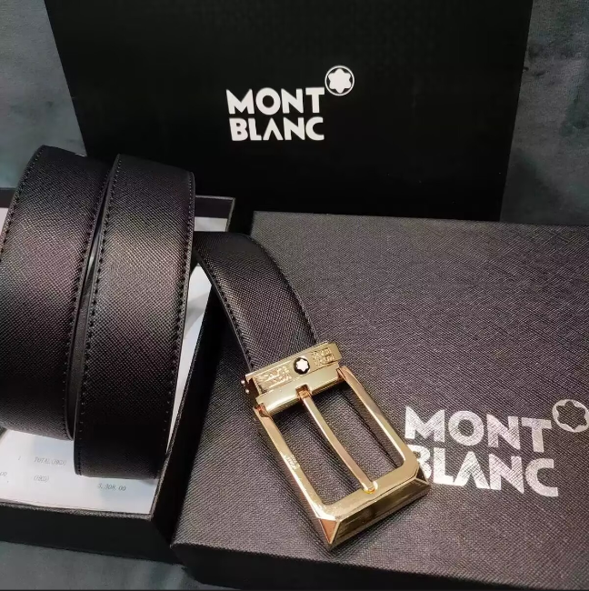 Fashion MB Business Man Black Designer belts Jeans belt es White Star with Hexagon Charm Mens Vintage Leather Belt Best Gift for Husband 306 - view 5