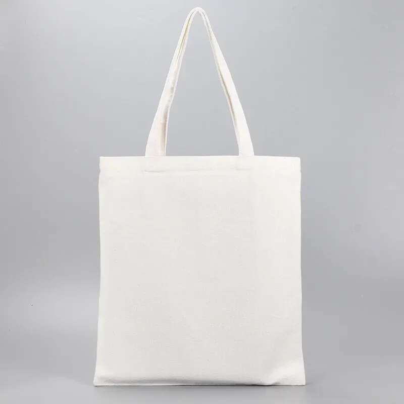 10 Pcs Custom Printed Plain Bulk Large Reusable Eco Friendly Cotton Canvas Tote Bag For Shopping School