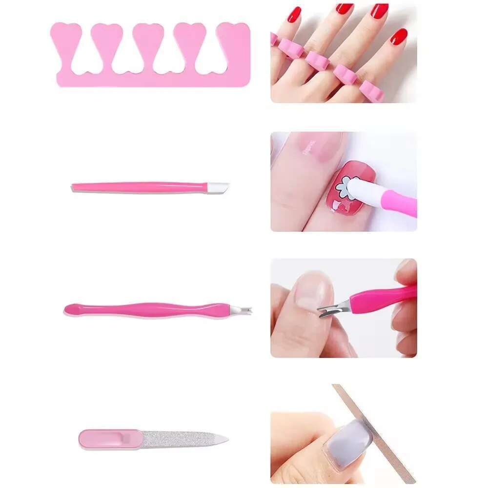 Professional USB Electric Drill Polish File Kit with UV LED Nail Gel Manicure Dryer Lamp Acrylic Starter Set